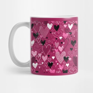 Hearts and Kisses Mug